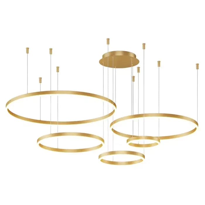 Plafond moderne à LEDs lustre anneau circulaire élégant pour salon chambre salle à manger éclairage intérieur-decoration