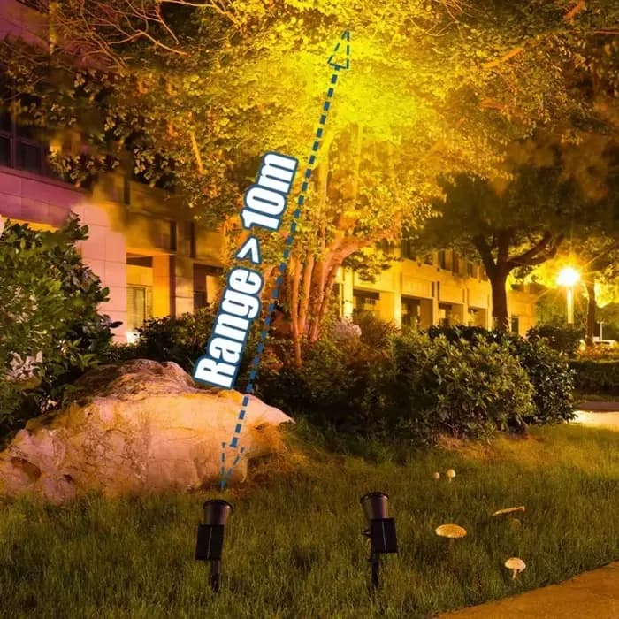 Lampes solaires de jardin 9 LED blanc/chaud/RGB, projecteur encastré/mural, IP65 étanche, éclairage extérieur pour jardin, cour, allée