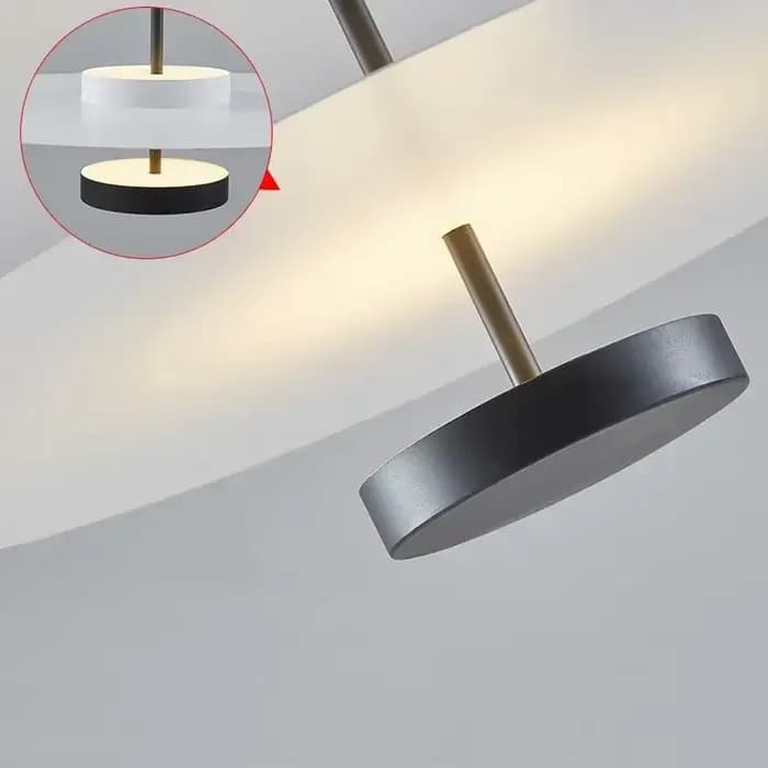 Luminaire de plafond pour salon au design moderne, décoration de chambre de luxe nordique, chambre à coucher, salle à manger, abat-jour en acrylique, luminaire suspendu LED