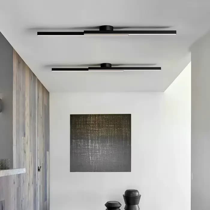 Longue entrée couloir LED plafonniers moderne salon Restaurant lustre créatif vestiaire balcon éclairage à la maison décor
