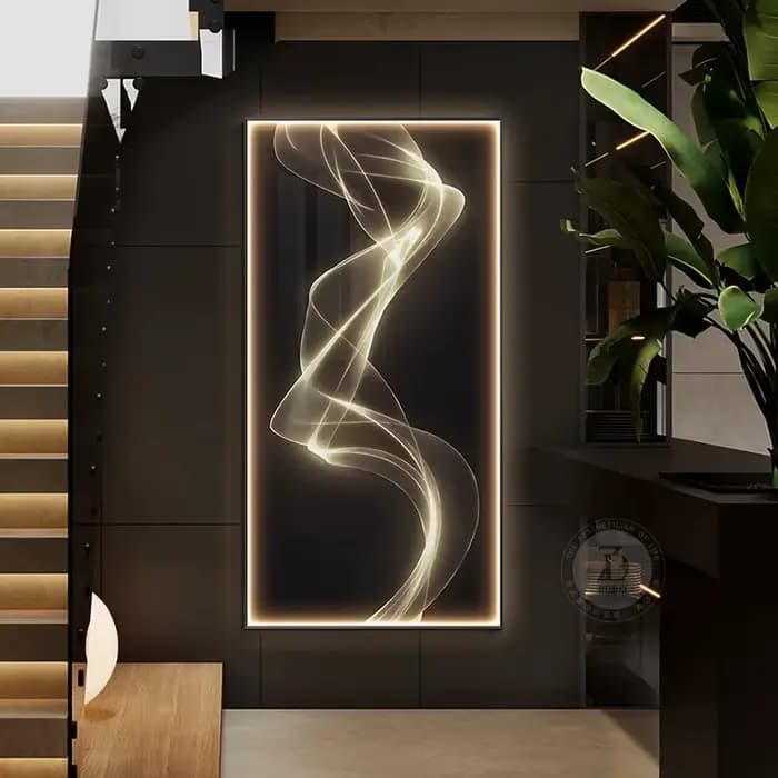 Applique murale ligne moderne design lumière LED peinture intérieure pour la maison salon cuisine couloir escaliers chambre suspendue décorative