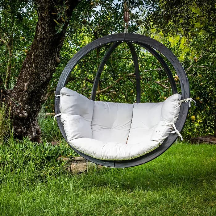 Le système de suspension de hamac haut de gamme comprend des crochets à ressort robustes, des cintres de montage au plafond pour une chaise pivotante, un Patio extérieur et une cour