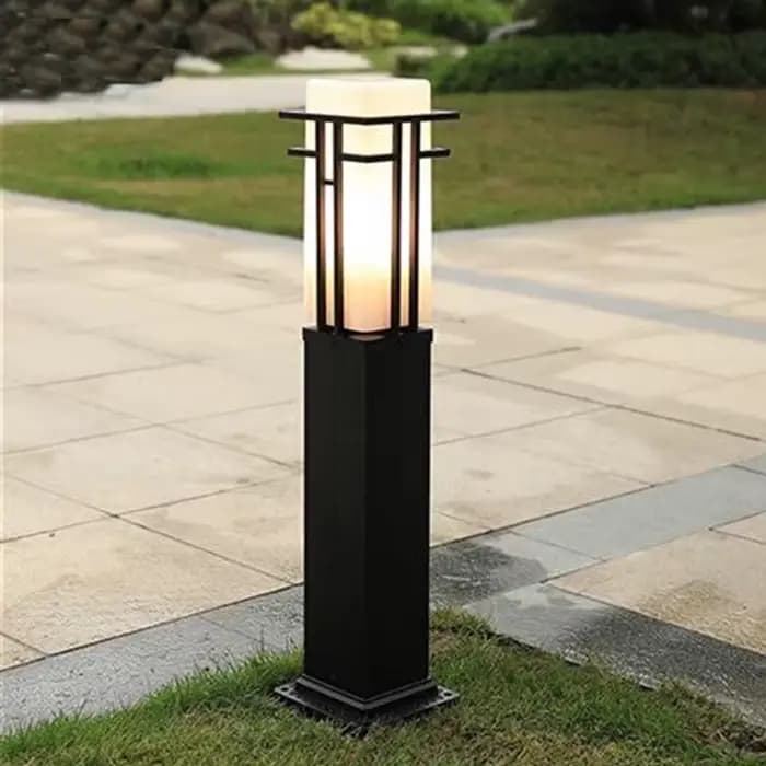 Lampe de jardin extérieure étanche pour cour, villa, paysage, décoration de cour, terrasse, pelouse, espace commun