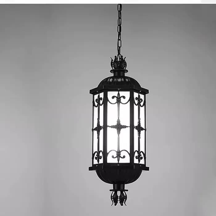 Lampe suspendue d'extérieur étanche de Style européen, pour parc, cour, couloir, jardin, Villa, entrée, balcon, éclairage