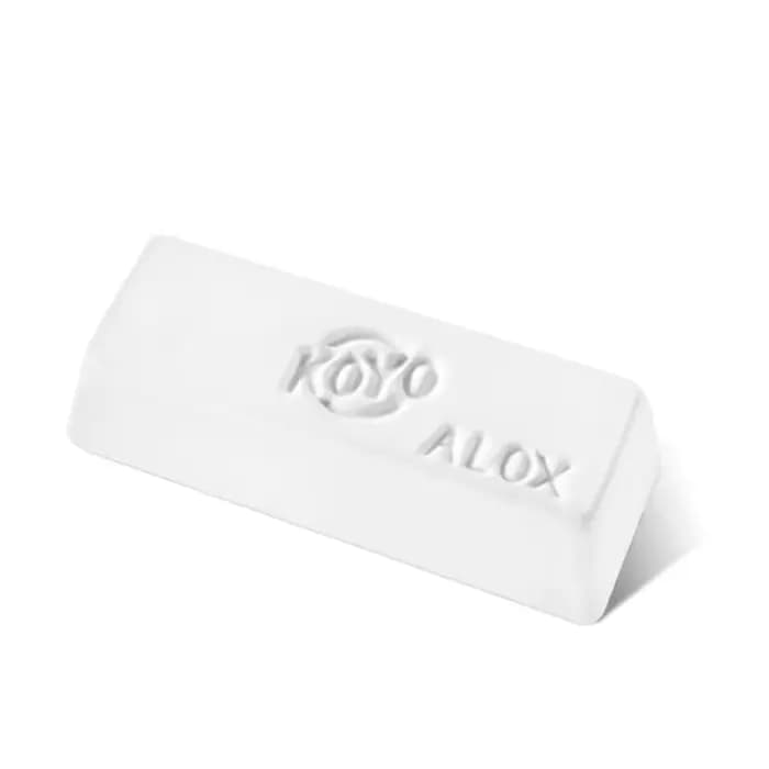 KOYO ALOX-5 composé de polissage blanc 320g finition miroir pour platine titane et métaux non ferreux barre de polissage Premium japonaise