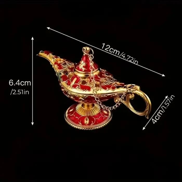 Lampe Aladdin, ornement artisanal de bureau, idéal pour salon, salle d'étude, chambre à coucher, idée cadeau de vacances Unique