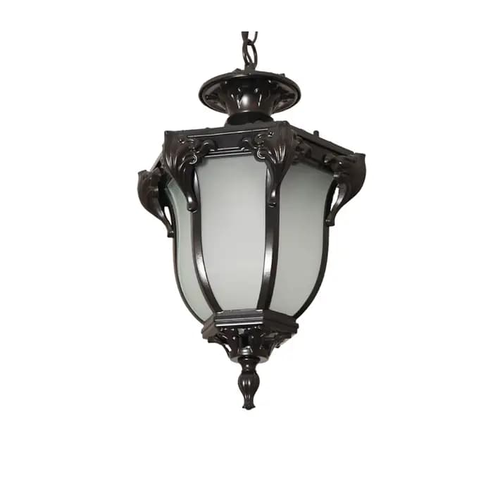 Lampe Suspendue Rétro d'Extérieur en Europe, Luminaire Décoratif, Idéal pour un Jardin, un délégations, un Hôtel ou un Restaurant