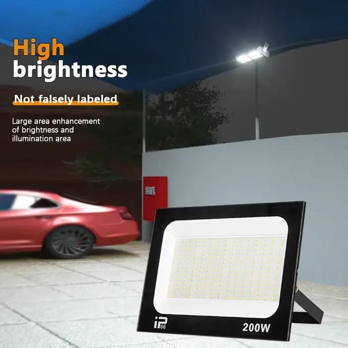 Projecteur d'extérieur étanche IP66, projecteur LED AC220V 10W 20W 30W 50W 100W 200W, lampe d'extérieur pour jardin, porche, cour