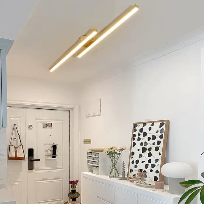 Longue entrée couloir LED plafonniers moderne salon Restaurant lustre créatif vestiaire balcon éclairage à la maison décor