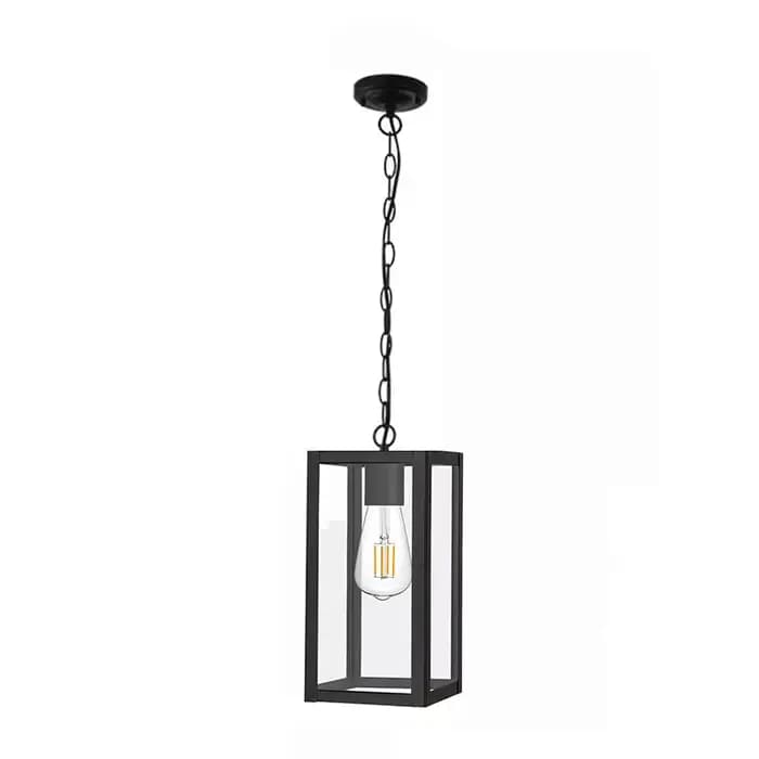 Lampes suspendues imperméables extérieures simples modernes pour cour pavillon couloir couloir maison éclairage éclairage de jardin