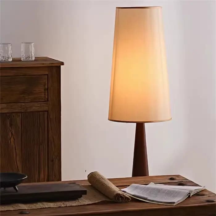 Lampadaire moderne du milieu du siècle Designer Wabi Sabi lampadaire rustique en bois naturel pour salon chambre lampadaire de chevet