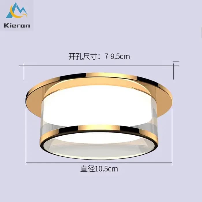 Plafonnier LED intégré en cristal pour la décoration de la maison, luminaires pour le salon, le porche, le couloir, la chambre, la cuisine, le budgétaire, HOKitchen