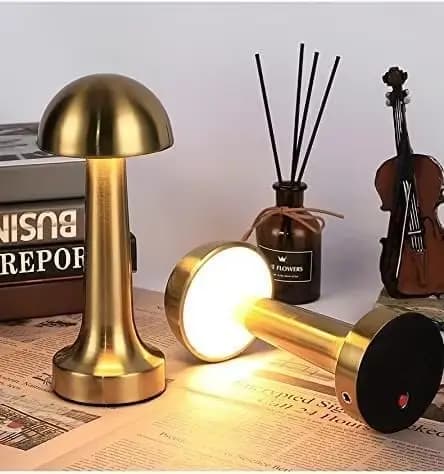 Lampe de table sans câble, LED portable USB, forme rétro, lampe de table moderne à intensité variable pour chambre à coucher, bar, café, restaurant