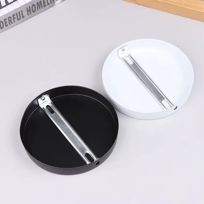 (Été4) Plaque de suspension pour lustre, châssis fixe en métal pour plafond, base murale, accessoires 12cm, outils pour suspension luminaire rétro DIY