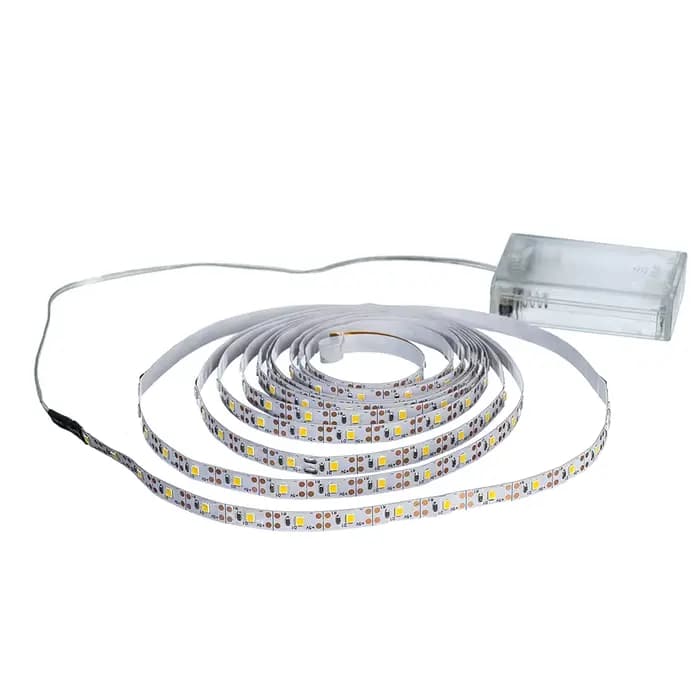 Bande lumineuse LED 16.4 pieds, 3AA, batterie Flexible, décoration de la maison, pour arrière-plan de télévision, chambre à coucher, éclairage de cuisine