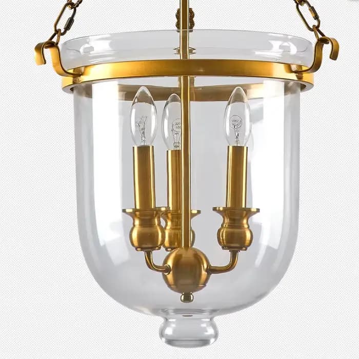 Américain rétro industriel suspension allée Restaurant entrée couloir verre tambour lustre