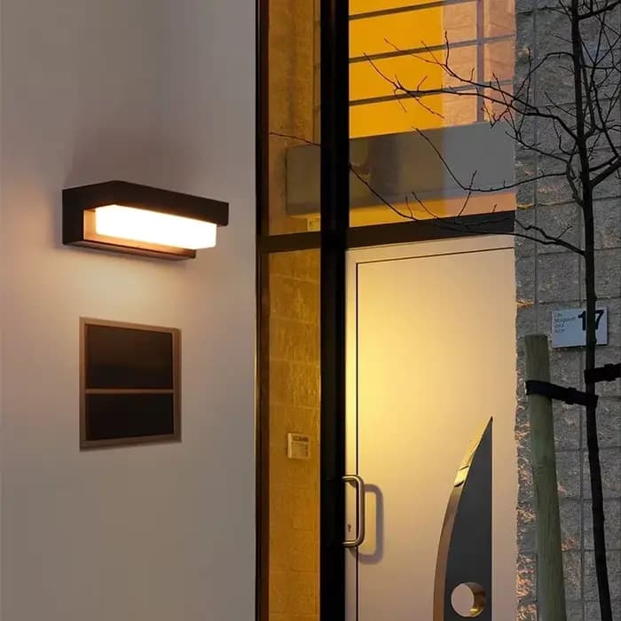Lampes solaires LED d'extérieur, imperméables, pour jardin, balcon, décoration, lampe à énergie solaire, pour porche, escaliers, éclairage mural tricolore à économie d'énergie