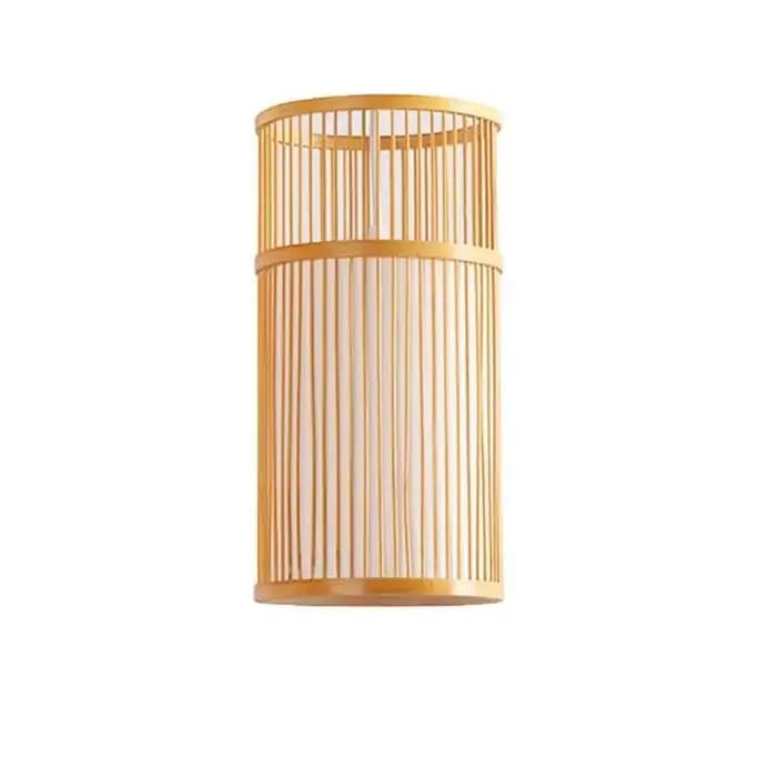 Lampe Suspendue en Bambou Faite à la Main, Nouveau Style Chinois, Luminaire Décoratif d'Nik, Idéal pour un Loft, un Salon ou une Salle à Manger