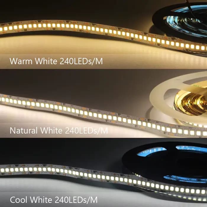12V LED bande SMD 2835 1M 2M 3M 4M 5M LED bande bande lumière 120LED/M 240LED/M blanc chaud bande Flexible ruban décor à la maison lumière