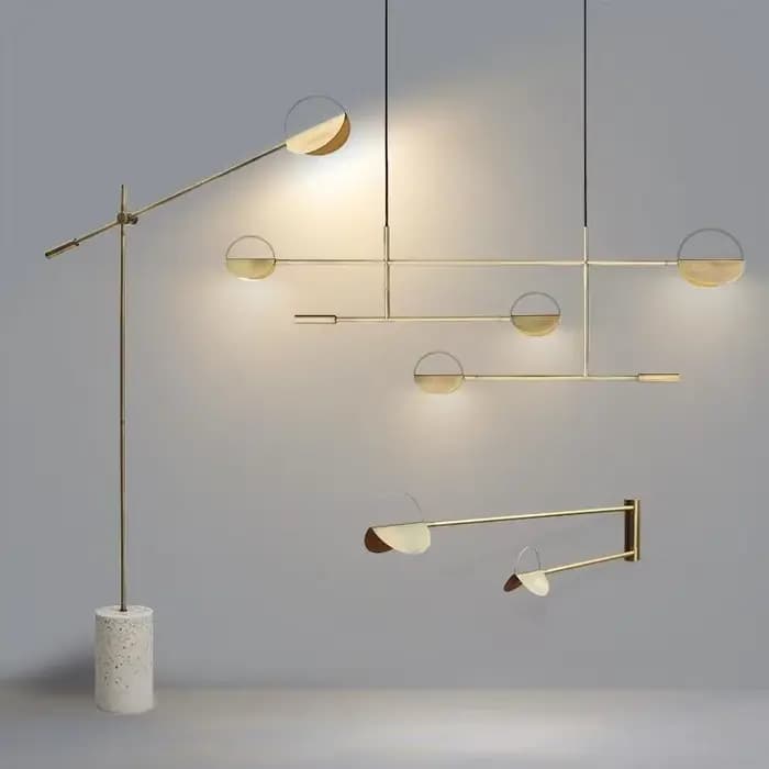 Lampadaire nordique post-moderne de luxe haut de gamme design chambre à coucher décoration simple salon canapé lampe sur pied latérale