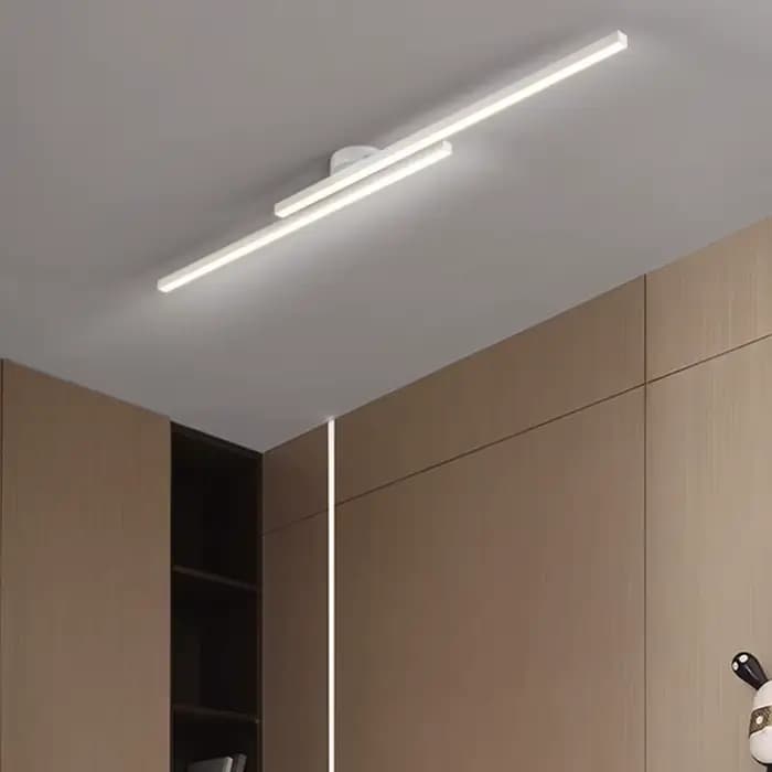 Longue entrée couloir LED plafonniers moderne salon Restaurant lustre créatif vestiaire balcon éclairage à la maison décor