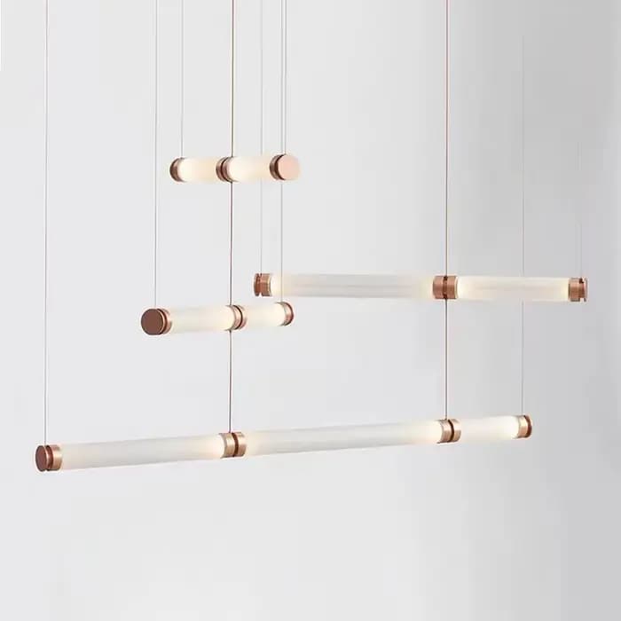 Canada Designer Pendentif Lumière Bande De Vitrail Plafond Décor Lampes Bar Restaurant Salon Cuisine Intérieur LED Lustre