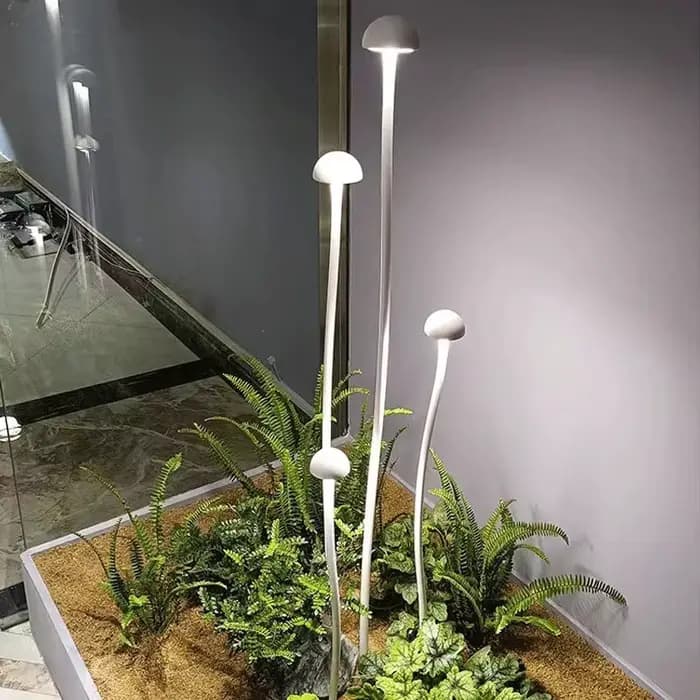 Lumière de Pelouse Imperméable pour Décoration de Jardin, Luminaire Décoratif d'Extérieur, Idéal pour une Villa ou une Cour