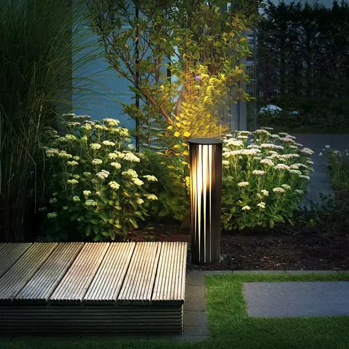 Lampe de paysage de jardin étanche extérieure lampe de pelouse extérieure moderne Simple lampe de pelouse de jardin de Villa de jardin