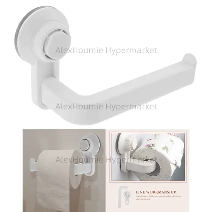 Ventouse porte-papier hygiénique support mural pour salle de bain Durable sans perceuse ventouse rouleau de papier cintre avec supports à Surface lisse