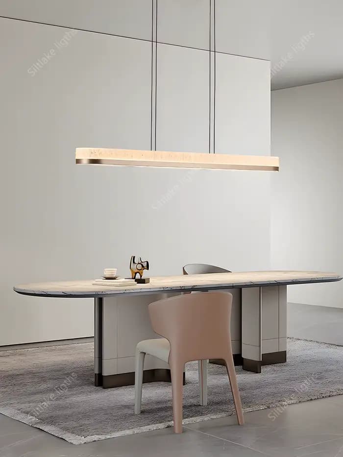 Style nordique restaurant design simple lustre toit lustre cuisine lumière table à manger lumière LED lustre décoratif