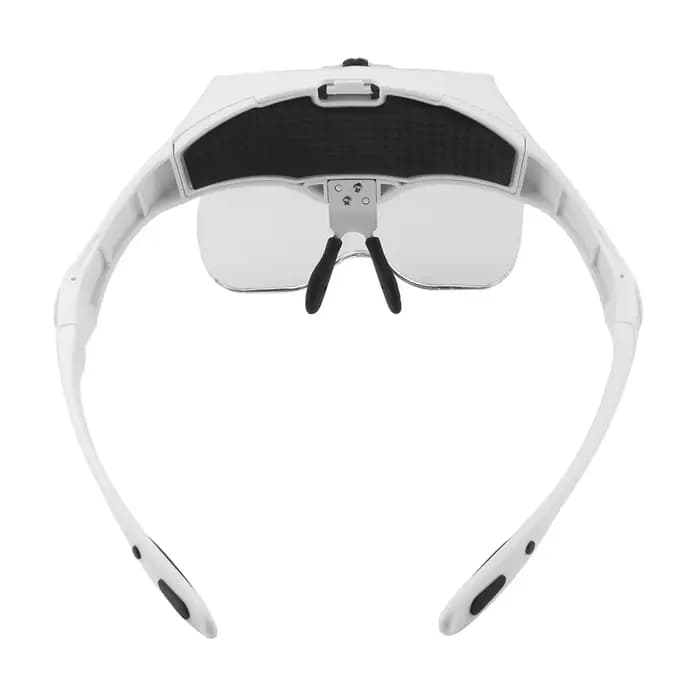 Loupes de lecture Loupe éclairée 1,0X 1,5X 2,0X 2,5X 3,5X 2 lumières Loupe éclairée à tête réglable