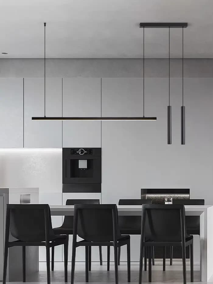 Lampe à suspension de salle à manger de table design moderne pour restaurant cuisine île bureau lustre décor éclairage conception de suspension