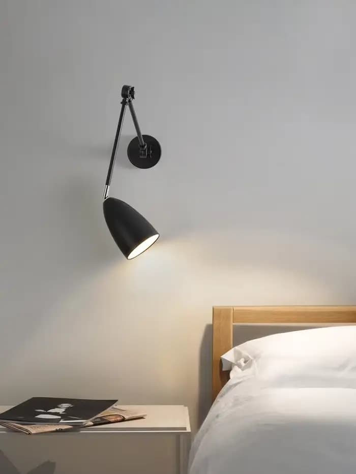 Applique Murale Moderne à LED Réglable, Luminaire Décoratif d'Nik, Idéal pour une Chambre à Coucher ou un Salon