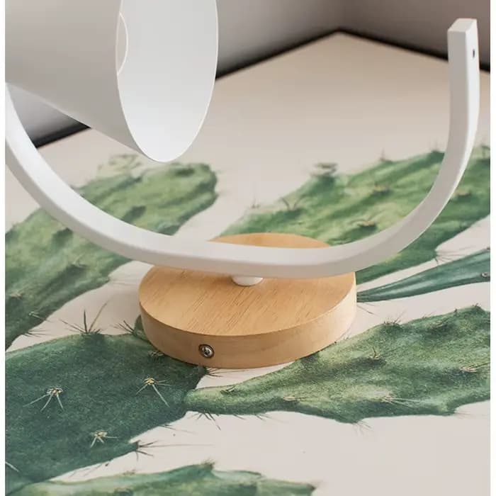 Applique murale moderne en bois, modèle créatif en résine, luminaire décoratif d'intérieur, idéal pour un salon, une chambre à coucher ou une chambre d'enfant