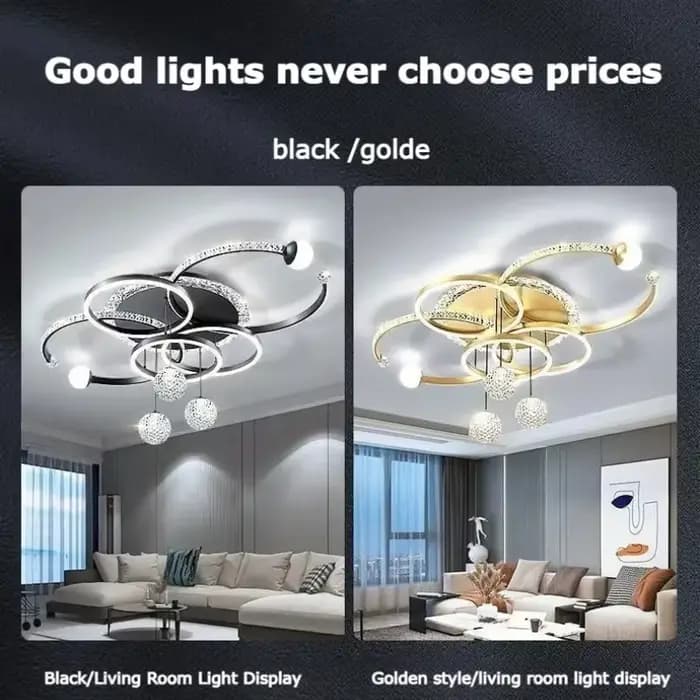 Plafond moderne à LEDs de luxe lustres lampes Design créatif Suspension lampes suspendues articles de décoration pour la maison salon chambre Villa