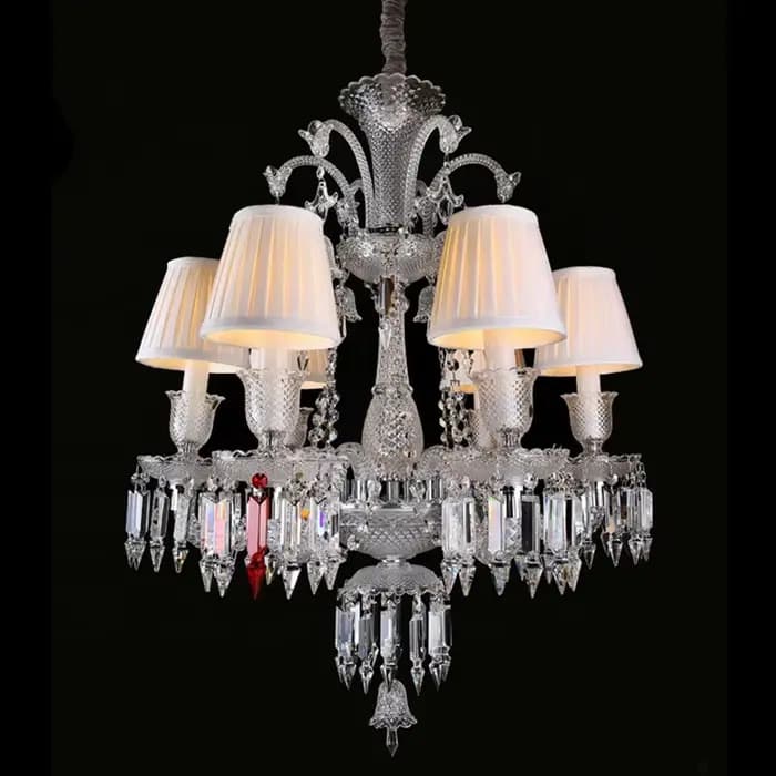 Lustre de salon, grand lustre de plafond en cristal de luxe pour hôtel et mariage, luminaire suspendu en cristal LED pour hôtel, villa, palais