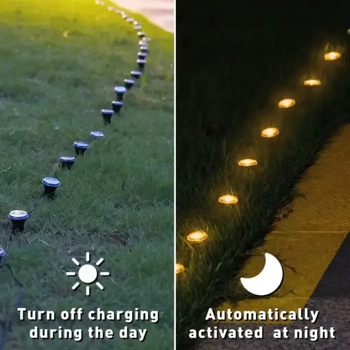 Lumière solaire LED pour allée de jardin, 15/30LED, 8 Modes, lampe d'extérieur étanche pour pelouse, Camping, mariages, éclairage de vacances de noël