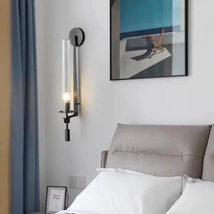 Lampes murales en verre pour chambre à coucher, chevet, hôtel, luminaires modernes, éclairage décoratif d'ambiance, luminaire pour la maison