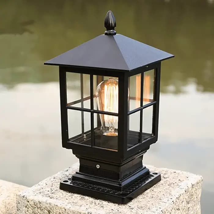 Lampes de poteau étanches pour villa, cour, portail, éclairage extérieur, lampes de jardin, éclairage paysager, lampes de poteau