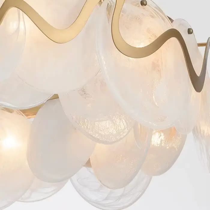 Lustre de luxe nordique or luminaire suspension table salle à manger lampes suspendues plafond créatif verre Lustre meubles d'hôtel