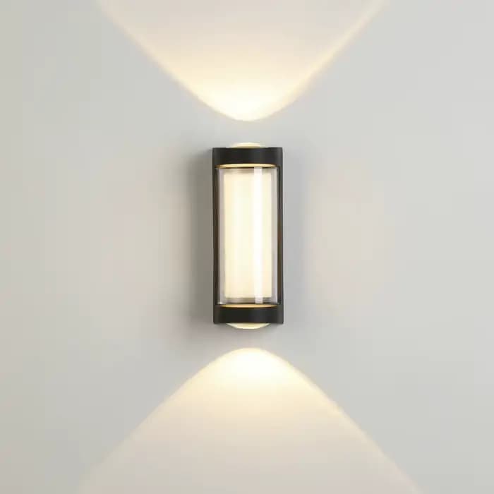 Lampe murale LED à Double tête en aluminium, éclairage d'extérieur Simple et créatif, pour couloir, chambre à coucher
