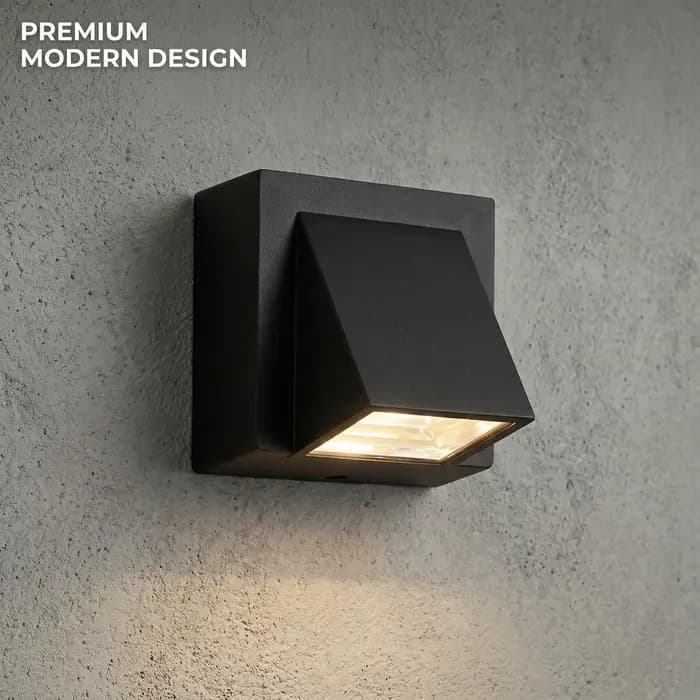 Applique murale LED extérieure étanche IP65 en plastique AC110V 220V pour balcon, jardin, porche – Luminaire décoratif pour la maison