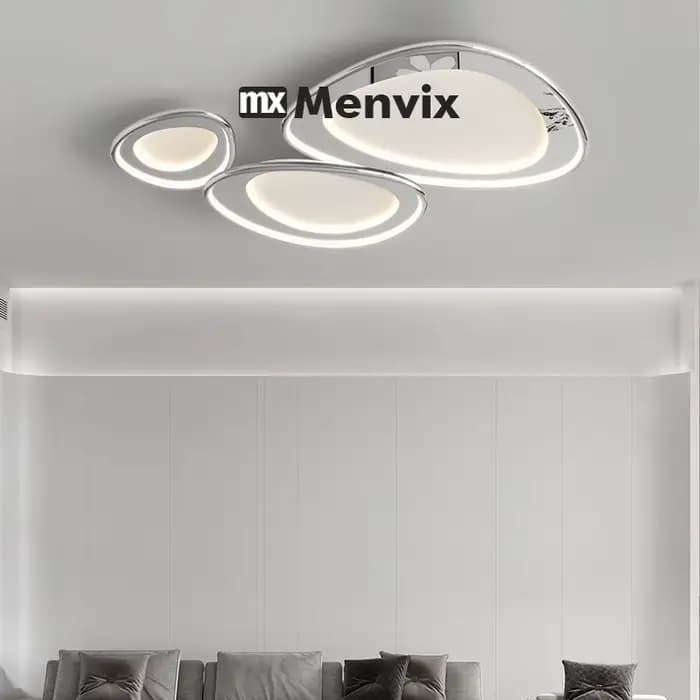 Menvix salon lampe LED Lustres éclairage intérieur luminaire cuisine Lustre lampes blanc Chrome lampe luminaire décor à la maison