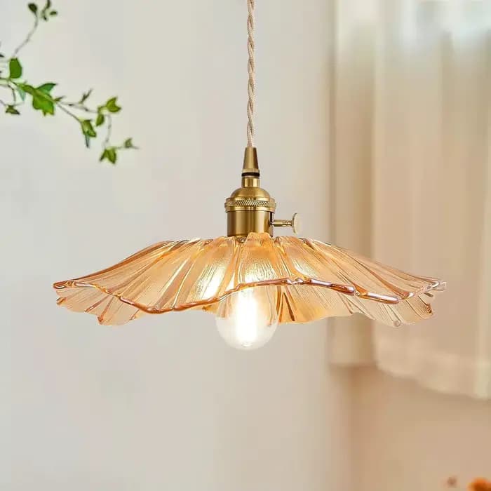 2025 classique rétro en laiton verre suspension lumière chaude intérieur chambre chevet salle à manger salon décoration lustre chaud