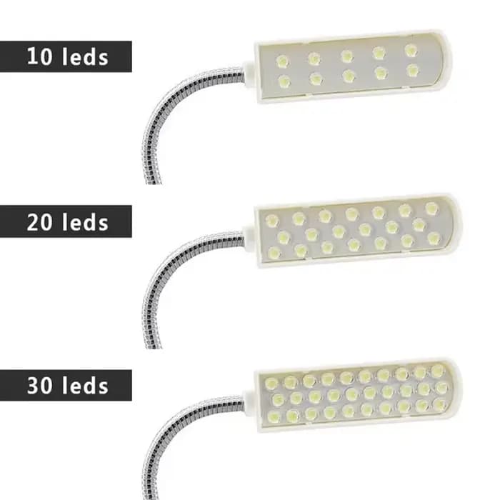 Lumière Led industrielle 1w 2w 3w lampe de travail Portable Led lampe de travail Flexible Base adsorbée Machine à coudre travail Flexible magnétique