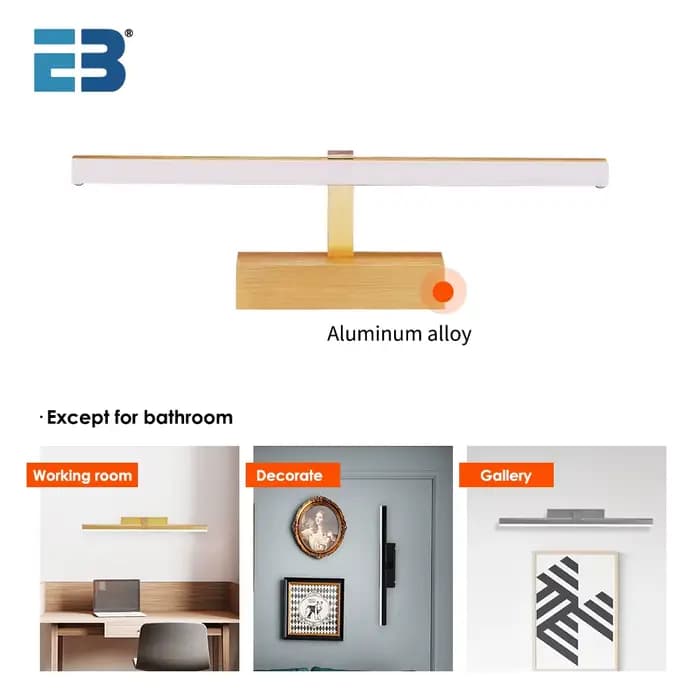 Mur LED lumière miroir dans la salle de bain 8W 41W mur LED luminaire moderne appliques lampe intérieure pour la salle de bain