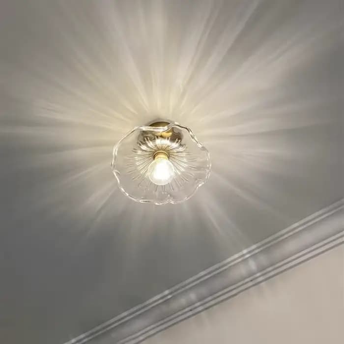 Annie LePG Plafonniers Nordic LED, Lampe de restaurant simple, Lumière de porche, Abat-jour en verre, Foyer, délégations, Couloir