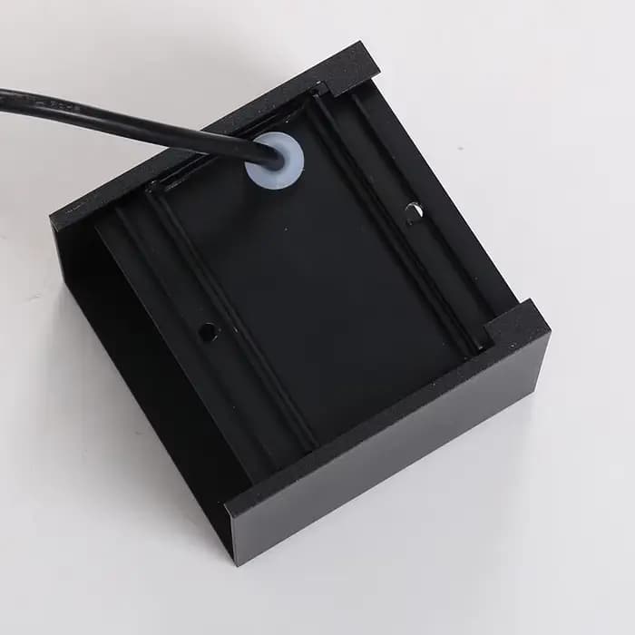 Applique murale extérieure moderne décoration appliques étanche balcon LED luminaire noir carré vers le haut vers le bas lumière Angle réglable