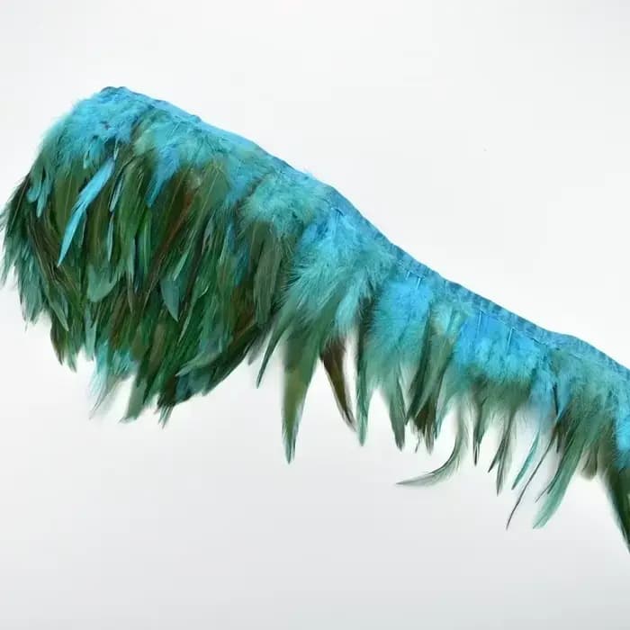 10 mètres de franges en plumes de faisan pour vêtements, ruban de couture, 12-15 cm (5-6 pouces), garniture décorative en plumes de coq bordeaux, flecos