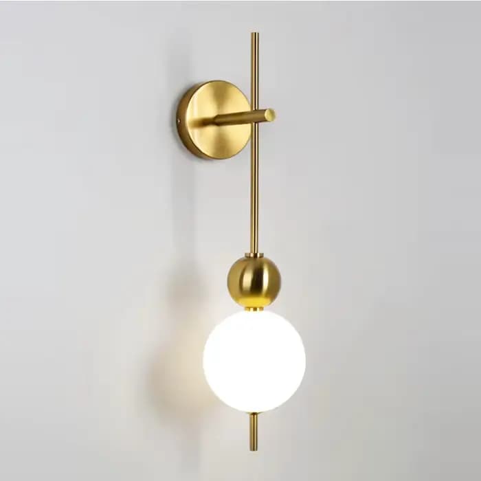 Applique murale en verre au design créatif Post-moderne, luminaire décoratif d'intérieur, idéal pour un bureau, un balcon, une commode, une chambre à coucher ou une chambre à coucher